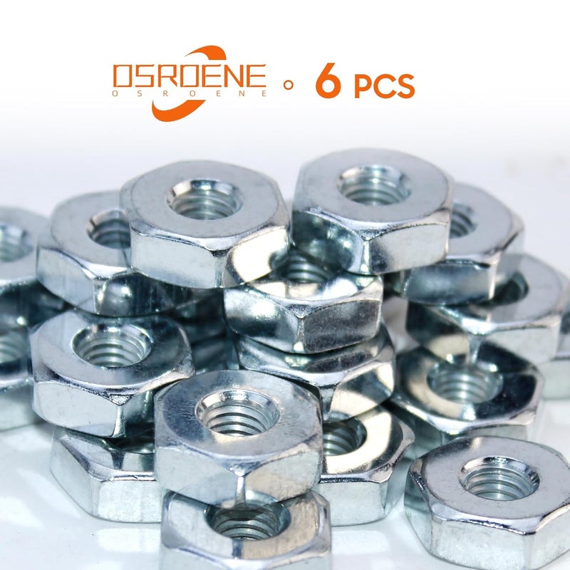 OSROENE Chainsaw Bar Nuts, 6 Pcs Chainsaw Parts, Replacement Parts for Stihl Chainsaw Accessories, Chain Saw Bar Bolt - Image 5